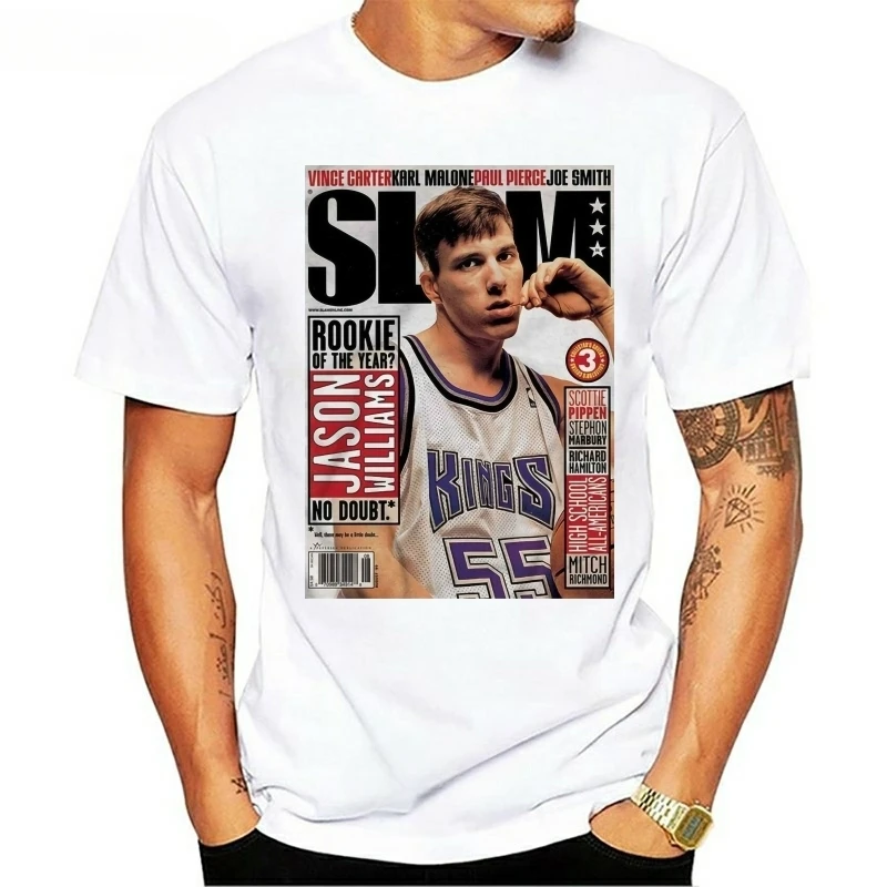 T-Shirt Moda Uomo Cotone Marca Teeshirt Jason Williams Slam Cover T-Shirt Uomo Donna Street Tee Shirt Magliette Grafiche