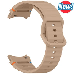 Enhanced Silicone Sport Band - Watch4 classic 42mm (Milk tea)