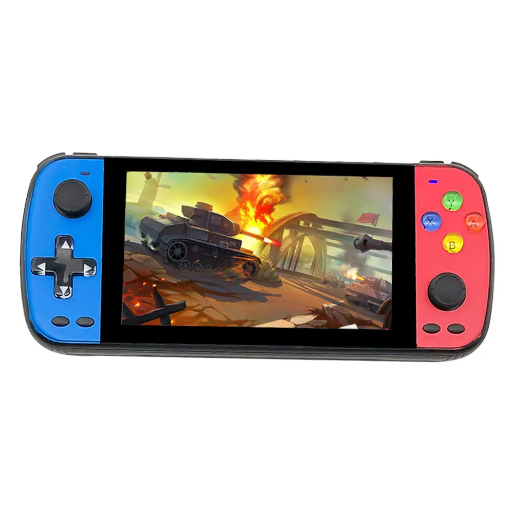 PS5000 Gaming Handheld Console Retro Protable Origical Classic Video Game Consoles 6000+ Games with Tetris 5.1 Inch HD Screen 