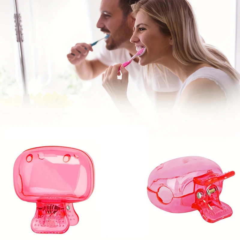 Toothbrush Covers Toothbrush Case Travel Toothbrush Head Covers Toothbrush Protector Cap Brush Head Case Portable Plastic Clip For Household Travel