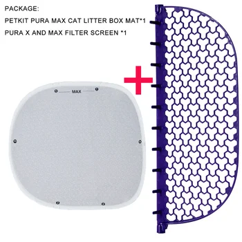 PETKIT 고양이 쓰레기통 자동 변기, PURA X 및 MAX 샌드박스용 필터 메쉬, 필터 스크린 액세서리