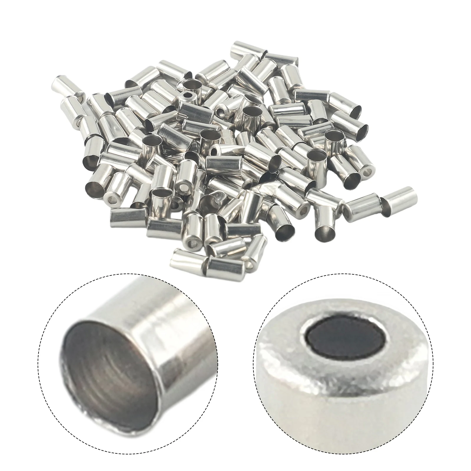 

Bike Bicycle Cable End Cap 100pcs ABS Brake Shifter Gear Cable End Cap Silver MTB Cycling Accessories High Quality