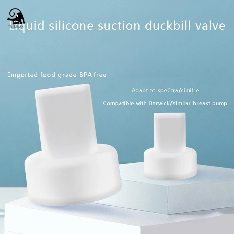 

2pcs Duckbill Valve Breast Pumps Accessories Replace Single Electric Breastpump Valves For Breast Pumps Baby Feeding Nipple