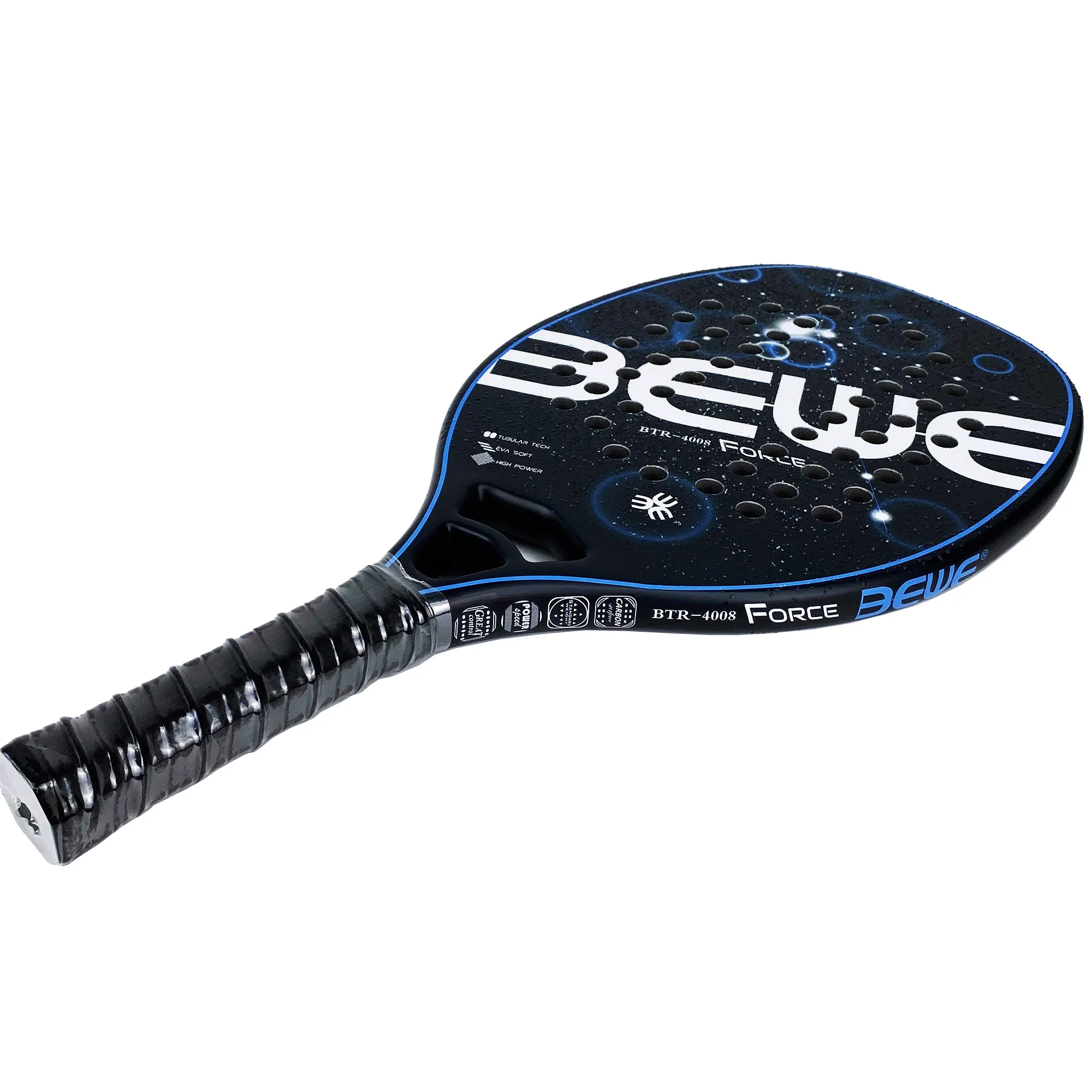 Carbon Fiberglass Beach Tennis Racket BEWE BTR-4008 FORCE