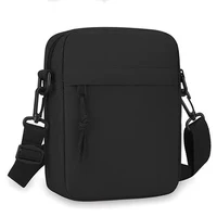 Sacs à bandoulière simples pour hommes et femmes, sacs à bandoulière, petits sacs à une épaule de couleur unie, sacs légers pour téléphone portable 4