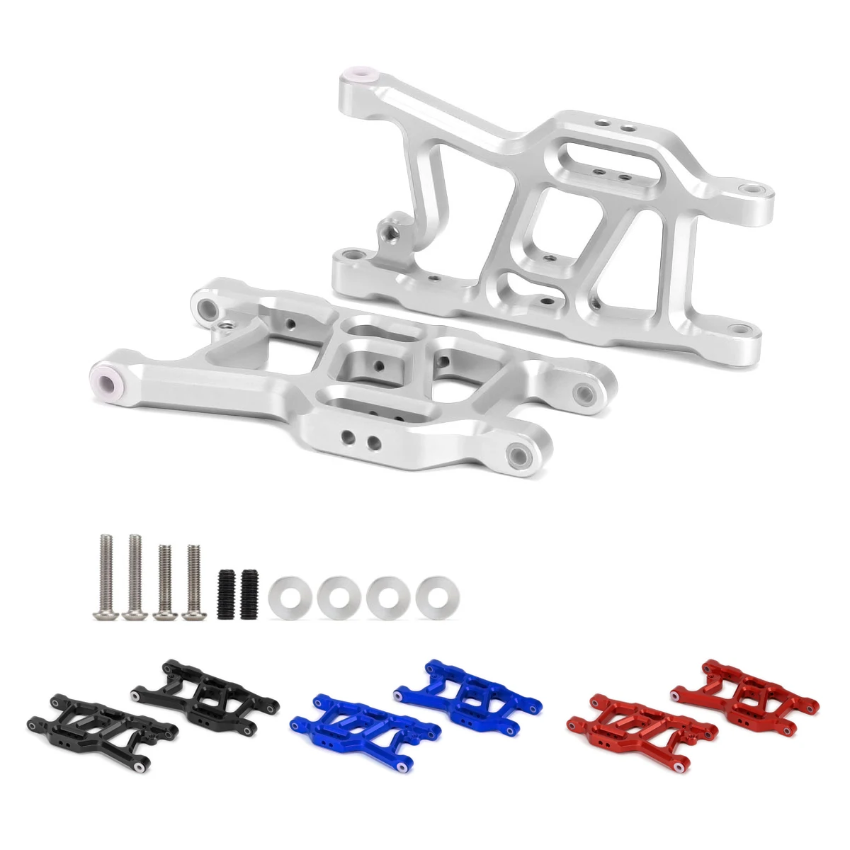 

Upgrade Onderdelen #AR330372 Aluminium Rear Lower Suspension Arms Voor Rc Auto 1/10 Arrma Seton AR102654 AR102673 6S Blx