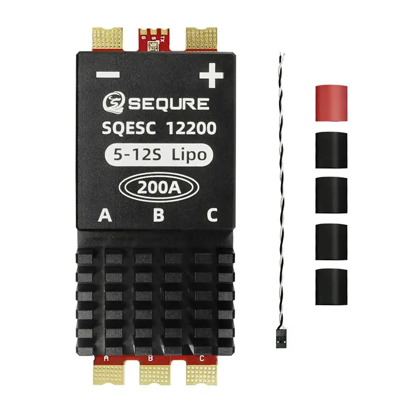Фото Бесщеточный источник питания блестящего 12200 ESC 5-12S 128 а blheli _ 32 | Прошивка AM32, поддержка частоты кГц PWM, используемой в Φ №1