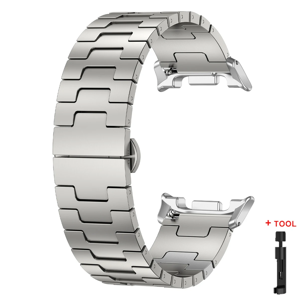 Luxury Titanium Metal Bracelet Strap