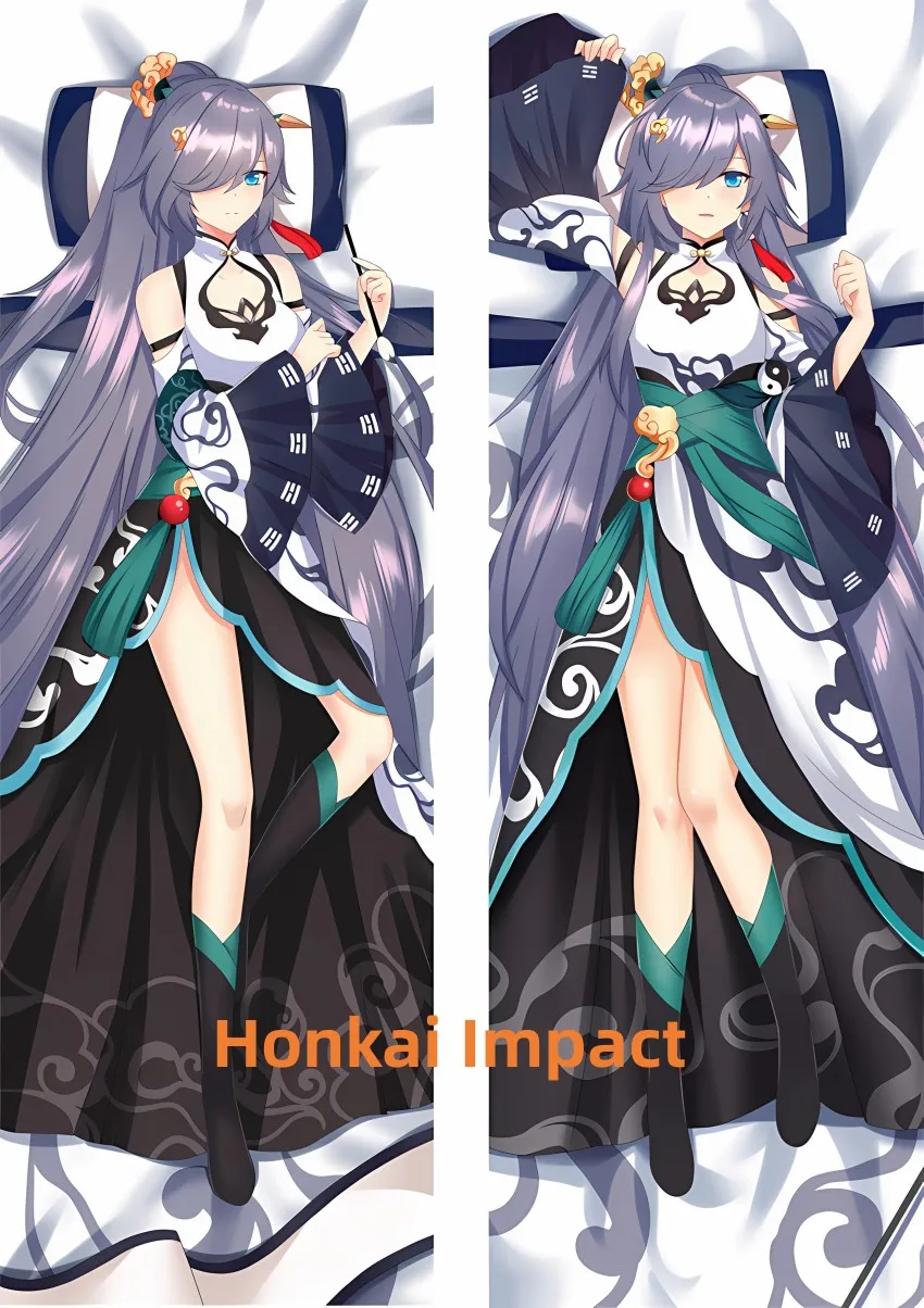 

Dakimakura Anime Pillow Case Honkai Impact Seele Vollere Double-sided Print Of Life-size Body Pillowcase Gifts Can be Customized