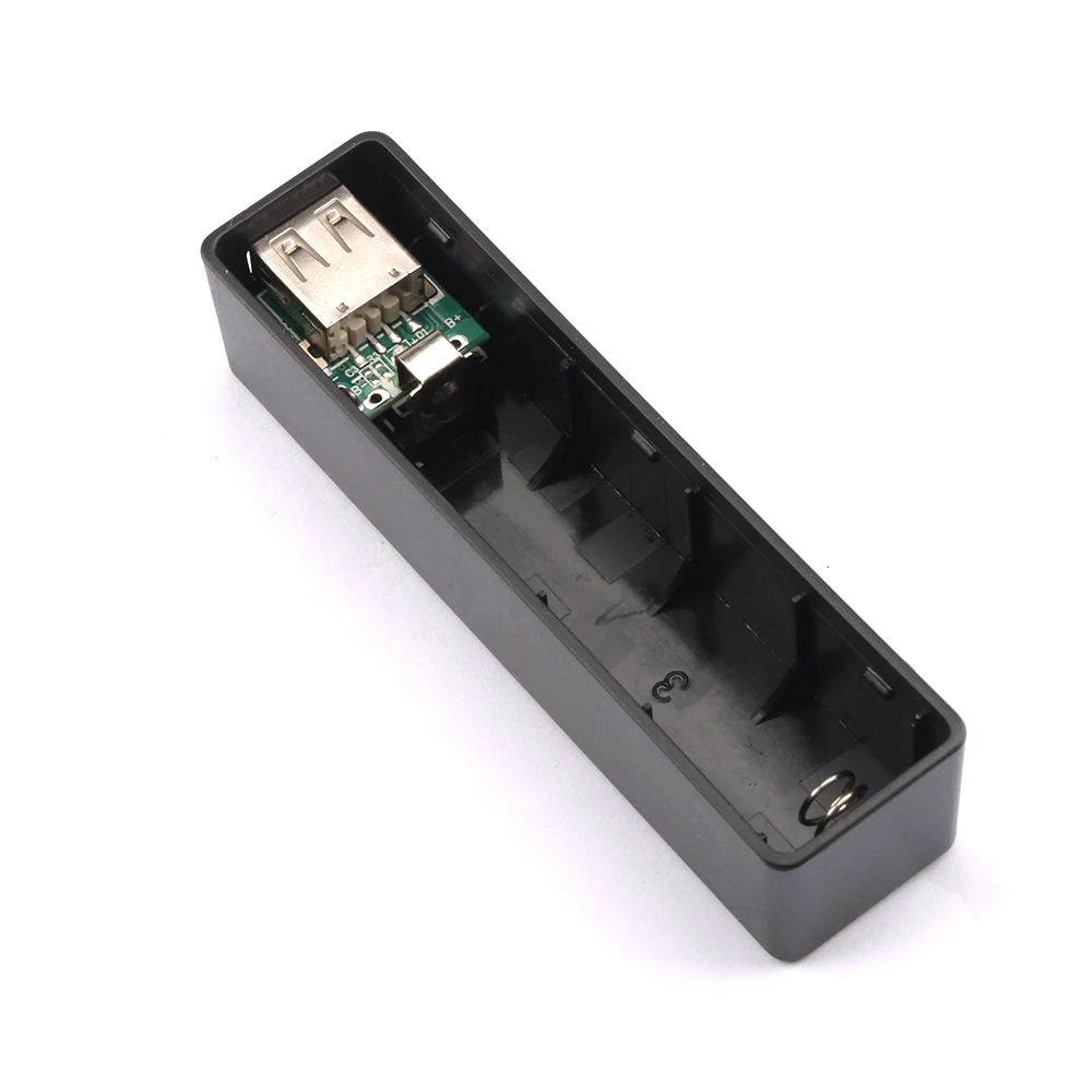 DIY USB Power Bank Case Kit 18650 Battery Charger Box Shell With Key Chain Black White Blue Pink Yellow Green For Arduino