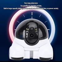 Indoor Security Camera 2MP Double Lens 5200mAh Rechargeable Battery APP Remote Control Pet Robot Camera for Home for Cats Dogs - Image 6