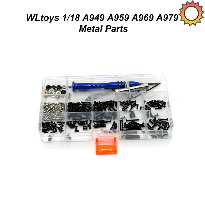 

WLtoys 1/18 184011 A949 A959 A969 A979 K929 пульт дистанционного управления автомобильный винт коробка инструментов резюме