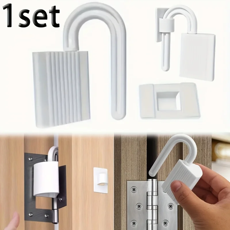 Anti-Pinch Door Gap Stopper - Finger Protection for Bedroom and Bathroom Doors