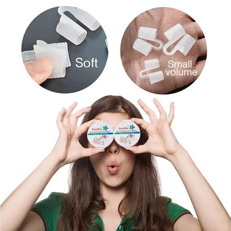 3/9/12PCS/Set Soft Anti-Snoring Device Prevent Snoring Sleeping Nasal Congestion Nasal Dilator Ventilation Sleep Aid Nose Clip anti snoring device