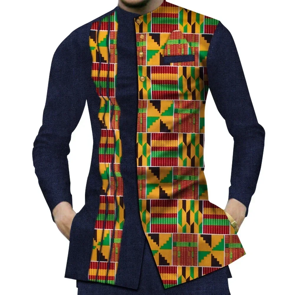 Allie Men Dashiki Patchwork