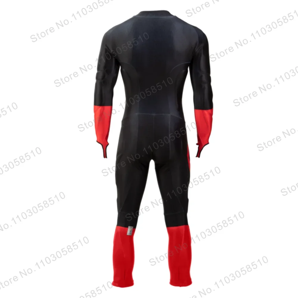 Prestatie Ski Race Pak Winter Flens Jumpsuits Haar Eendelige Ski-Bakken Snowboard Jumpsuit Sport Niet-Gewatteer