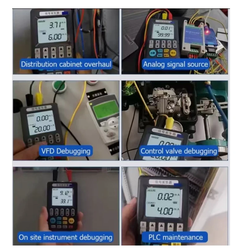 Signal Generator Source Adjustable Current Voltage 0-10V Simulator 4-20mA sinal Sources Transmitter Calibrator current voltage module