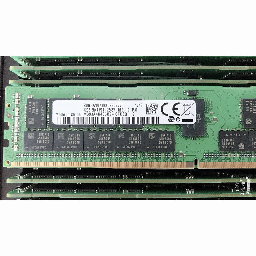 1 Pcs Server Memory NF5180 NF5270 NF5280 M4 M5 For Inspur 32GB DDR4 32G 2666V ECC REG RAM 5 1 Pcs Server Memory NF5180 NF5270 NF5280 M4 M5 For Inspur 32GB DDR4 32G 2666V ECC REG RAM - Image 3