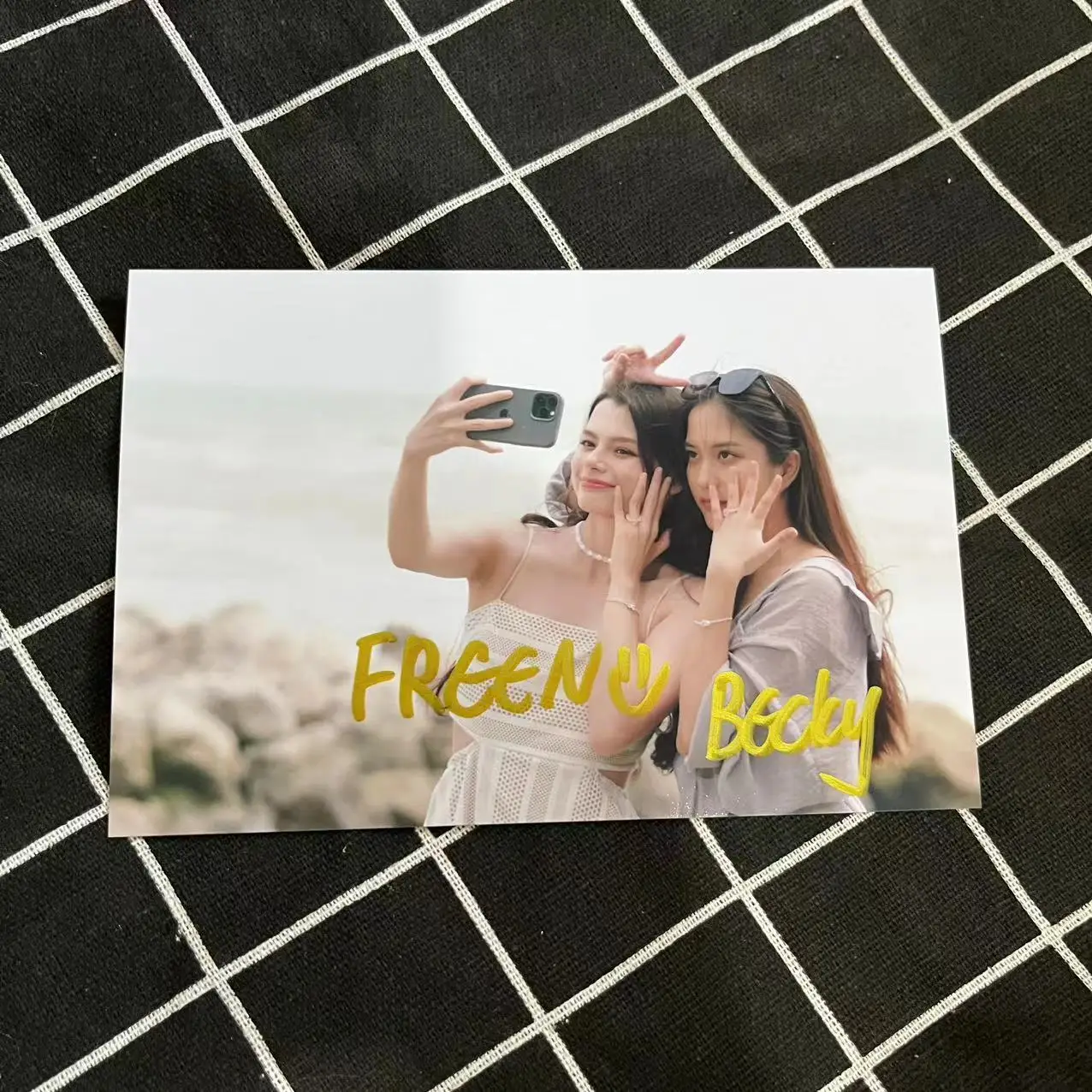 Freenbecky Signature Photo, Pink Theory Promotion, Collection Gift