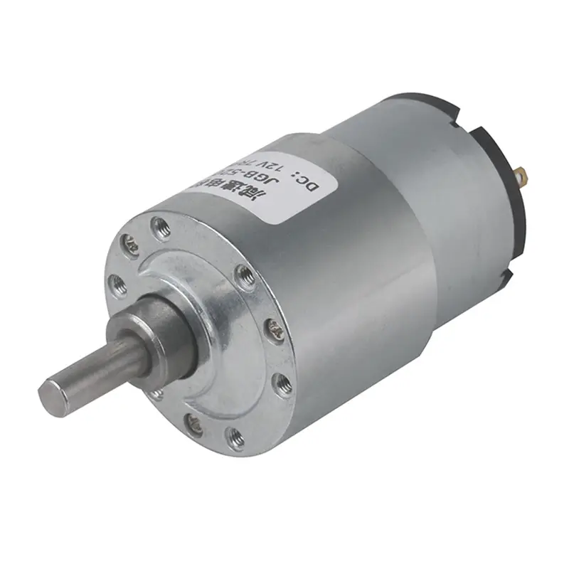 6V/12V/24V DC Gear Motor 7RPM to 960RPM High Torque Gear Box JGB37-520 Reversible Electric Reduction Geared Motor image 2