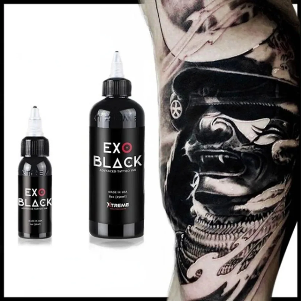 1oz/8oz High Quality Black Tattoo Ink Professional Microblading Natural Permanent Easy Coloring For Body Art Tattoo Artist Ink