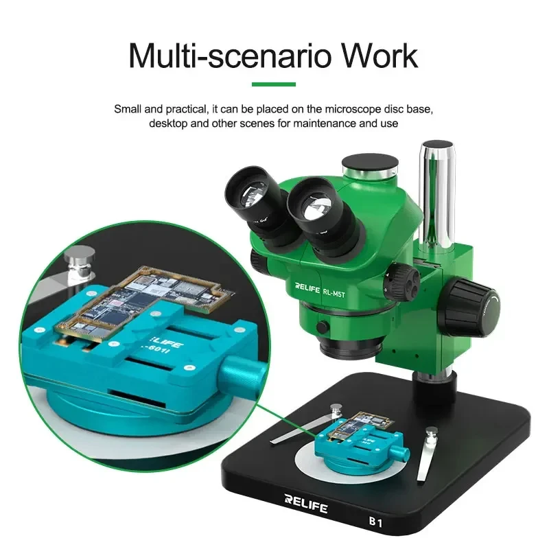 RELIFE RL-601I Mini Multi-function Repair Rotating Fixture Mobile Phone Motherboard Chip PCB BGA Repair Fixed Bracket Tool