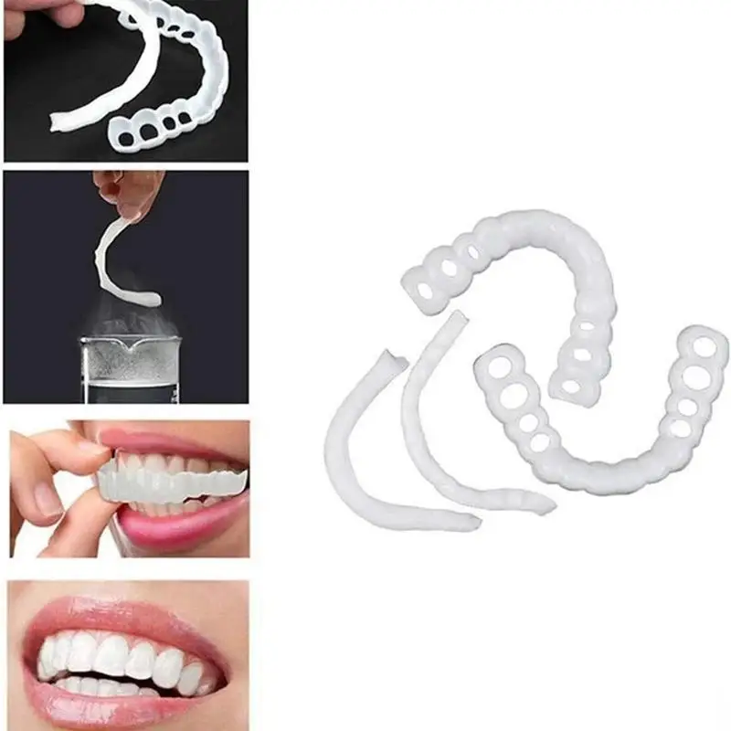 Instant Whitening Snap On Teeth Veneers Perfect Fit Teeth Enbrace Confidence Smile Temporary Tooth for both men and women