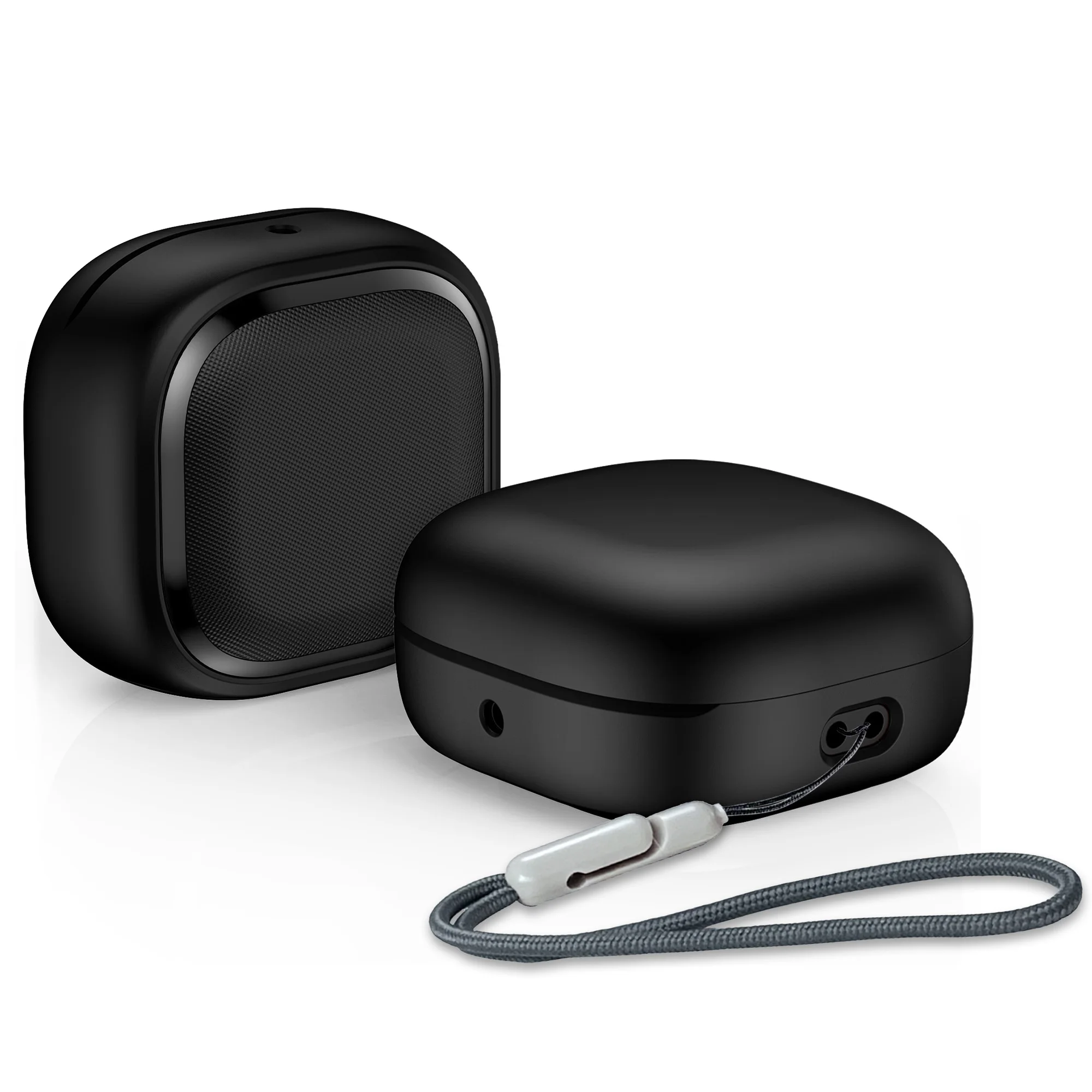 Durable Hard Shell Protective Earbud Case with Lanyard