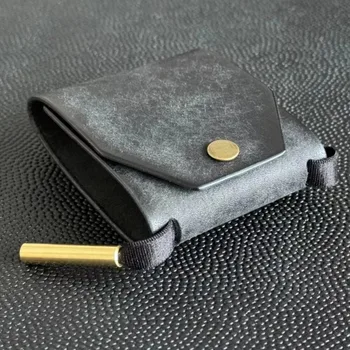 Comodo Portafoglio Monocolore Multifunzione con Chiusura a Clip, Porta Soldi Leggero in Pelle, Regalo