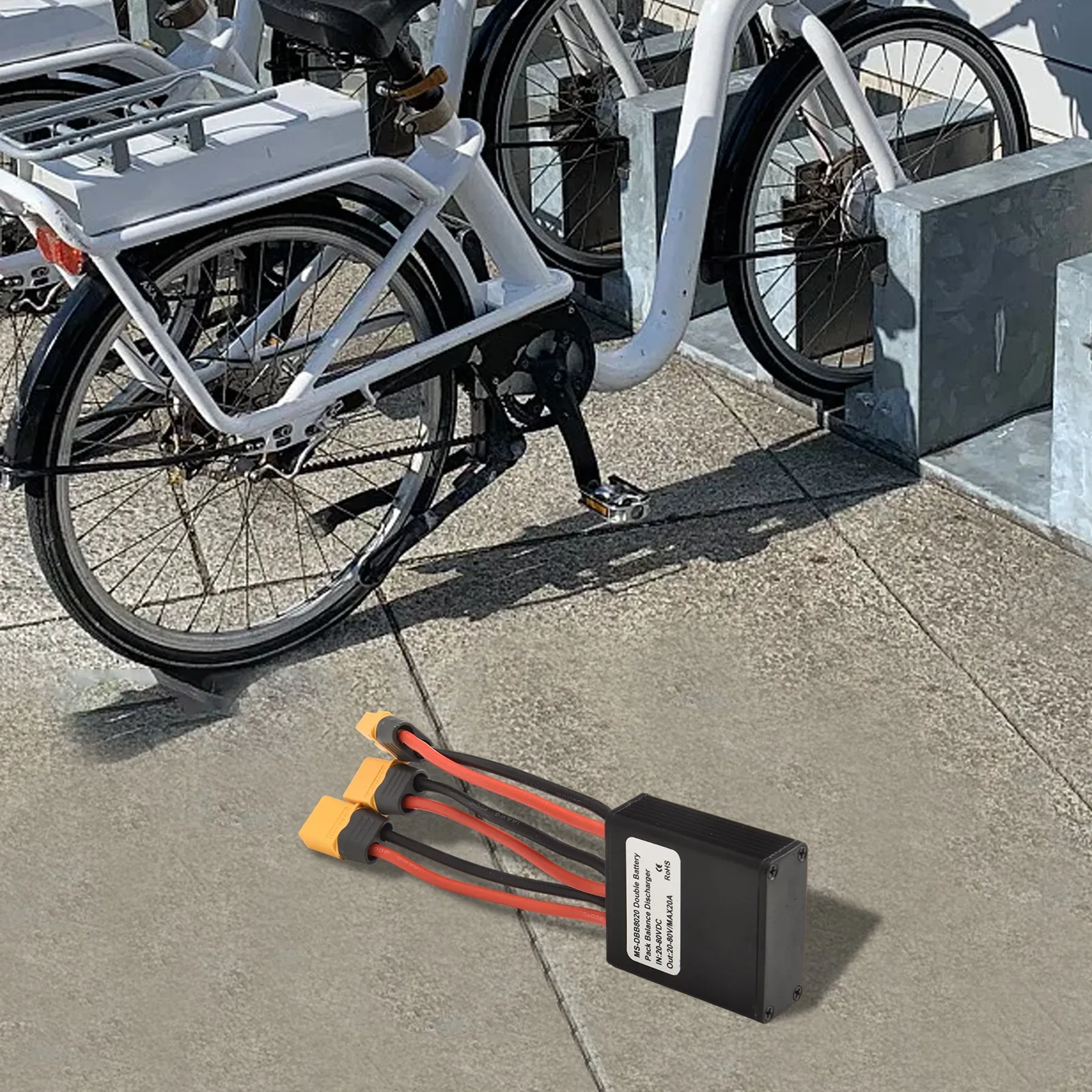 Ebike Dual Battery Decharge Converter Connection Adapter