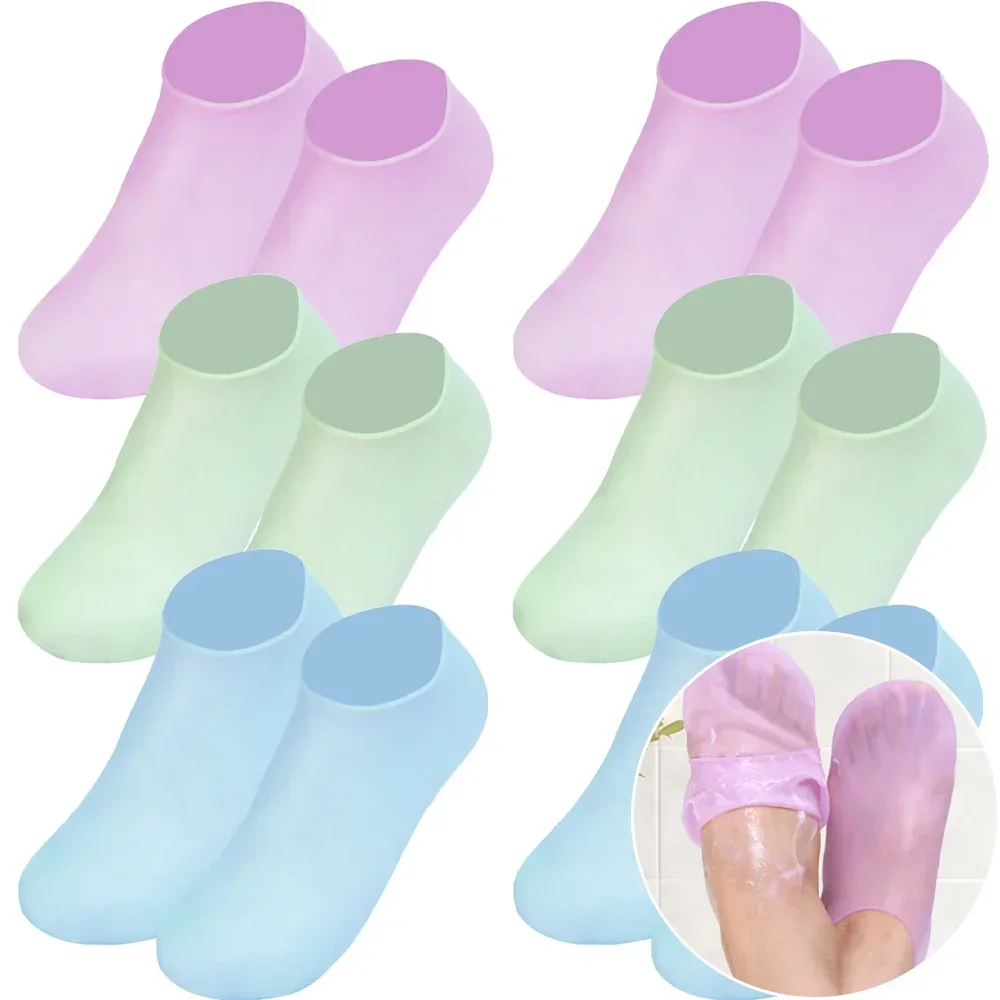 Silicone Moisturizing Foot Socks for Dry Cracked Feet