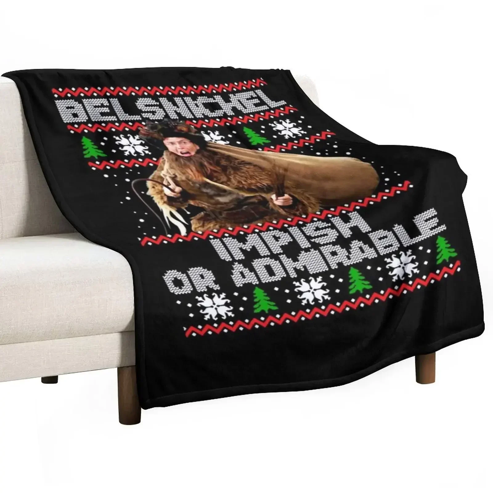 

Be lsnickel impish or Admirable Christmas Gifts For Men and Women, Gift Christmas Day Classic T-Shir Throw Blanket Thin Blankets
