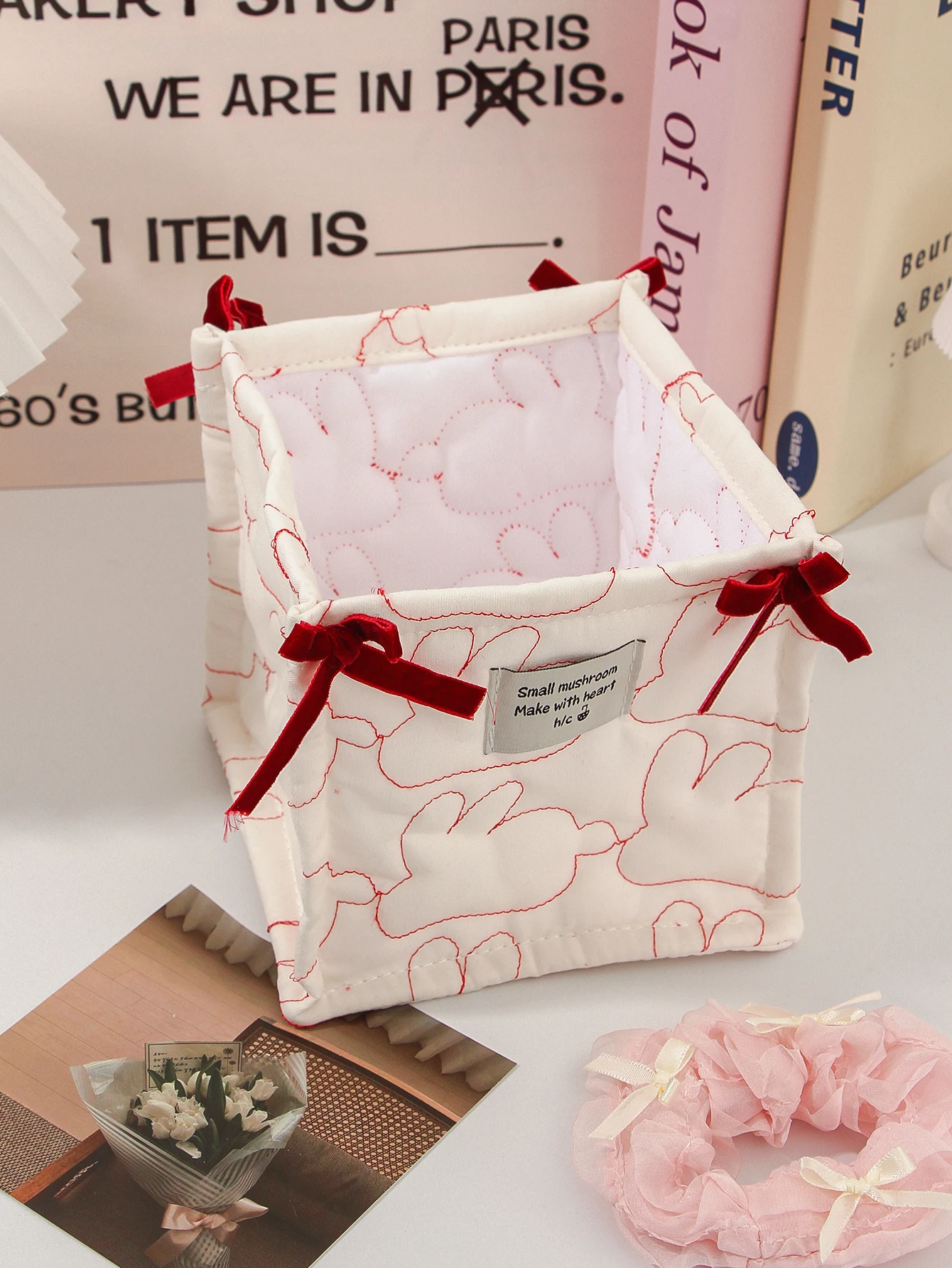 سلة تخزين مستحضرات التجميل اللحف، سلة تخزين للعناي...