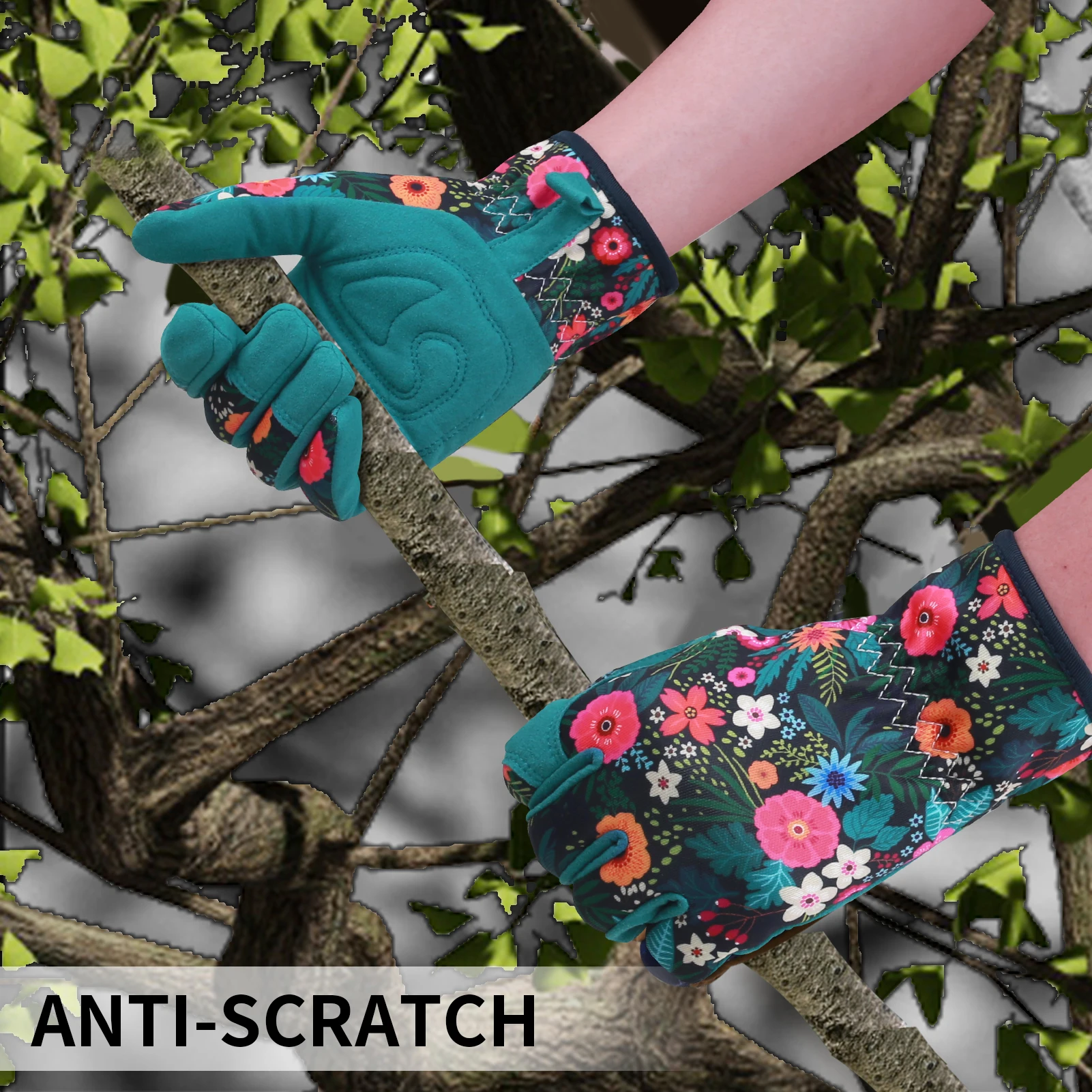 Gardening Gloves for Women Breathable leather Garden Gloves with Grip Thorn-Proof Puncture-Resistant Work Gloves 6