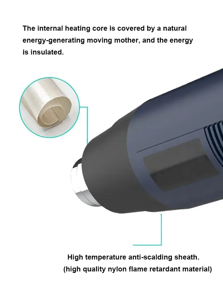 2500W variable temperature adjustable electric hot air gun 220V hot air gun