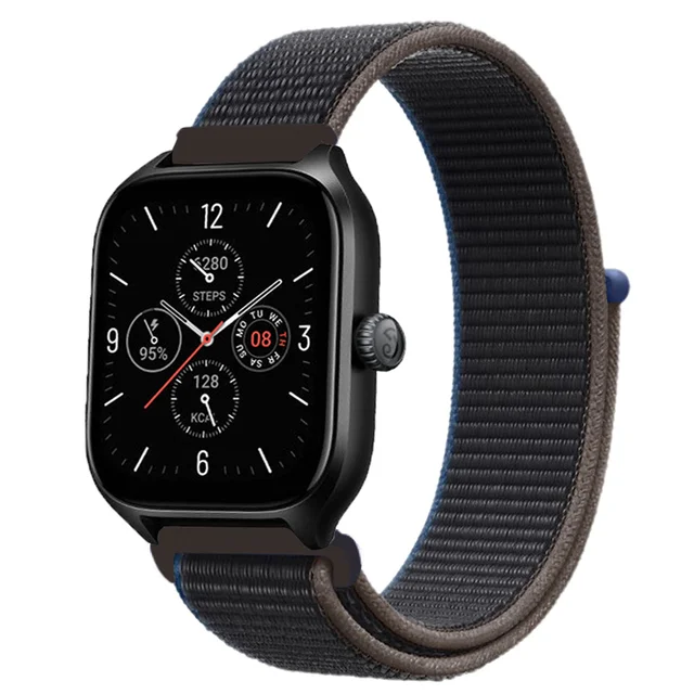 Nylon Loop Strap - 20mm/22mm Adjustable Smartwatch Band Bracelet