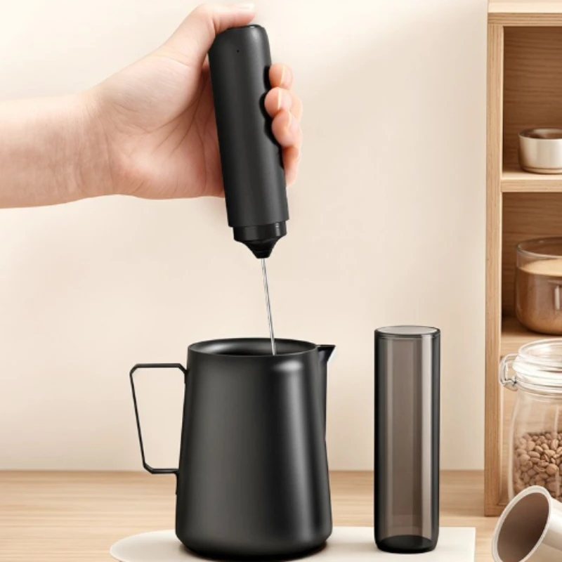 Rechargeable Handheld High-Speed Electric Milk Frother and Foam Maker