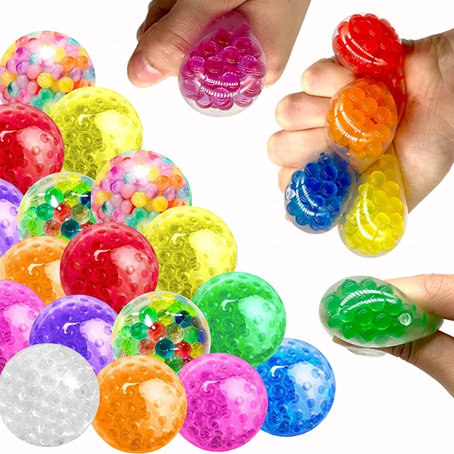 Palline antistress sensoriali per adulti e bambini Fidget Squishy Toys  confezione da 10, giocattolo sensoriale per bambini con autismo, palla  antistress 3.5cm - AliExpress
