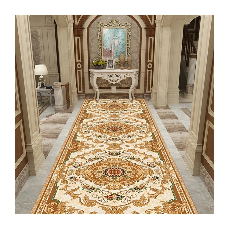 

Traditional Design 100% Polyester 3D Printing Persian Runner Corridor Carpet Hotel Banquet Hallway Carpet