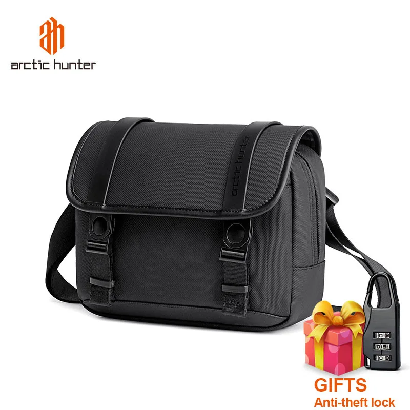 

ARCTIC HUNTER 2023 New Men's One Shoulder Crossbody Bag Youth Fashion Trend One Shoulder Bag Men's Business Commuter Postman Bag