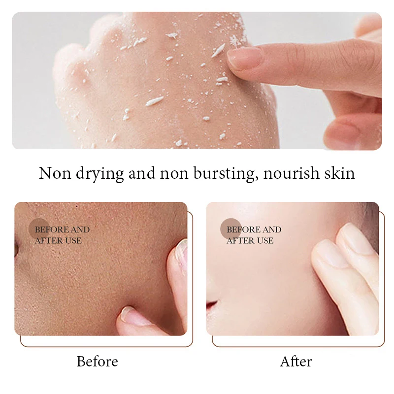 Facial Exfoliant BIOAQUA White Rice Face Exfoliating Gel Moisturizing Nourishing skincare Facial Scrub Face Cream
