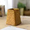 Garden Plant Flower Baskets  Handmade Rattan Storage Basket Bamboo Baskets Foldable Seagrass Straw Toy Storage Container 5