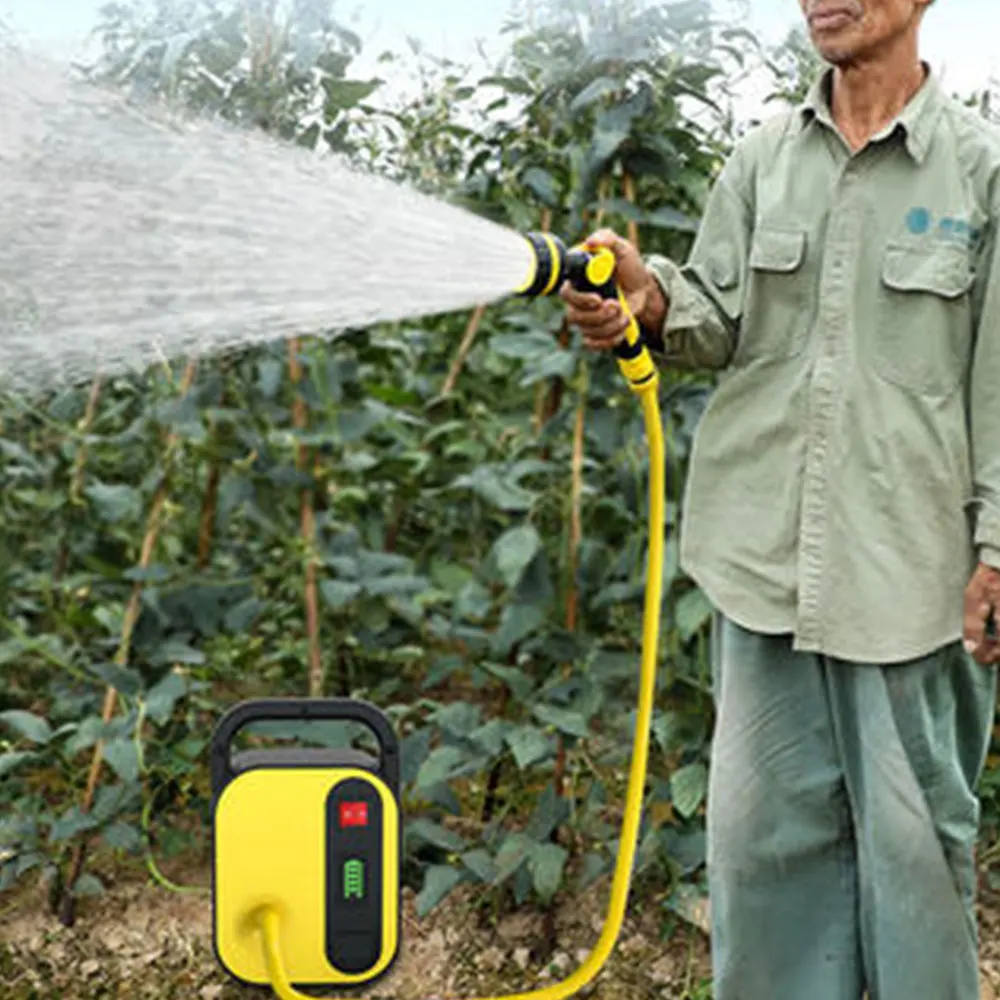 Rega de Bomba Recarregável Rega Elétrica Campos de Vegetais Agrícolas Irrigação Doméstica Pequena