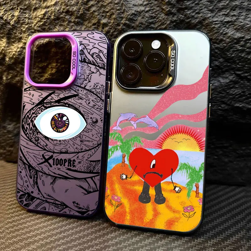 Bad-Bunny Love X100pre Coque für Apple iPhone 16e 16 14 15 13 11 Pro Max Plus Hülle 12 13 Mini 16e stoßfeste Handyhülle Bunnys – Detail 1