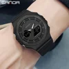 SANDA 6016 Outdoor Sports Watches Men  LED Digital Watches Military Waterproof Date Electronic Watch Boy Girl Relogio Masculino 2
