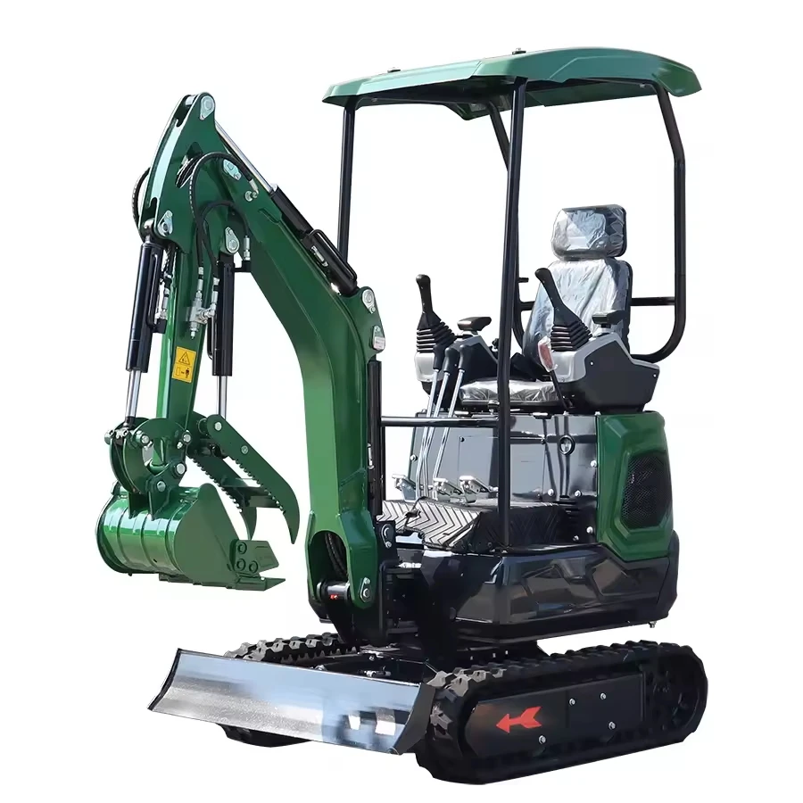 1,2-Tonnen-Minibagger mit CE-Zertifizierung, kleiner Bagger mit optionalen Anbaugeräten für Bau- und Landwirtschaftsprojekte