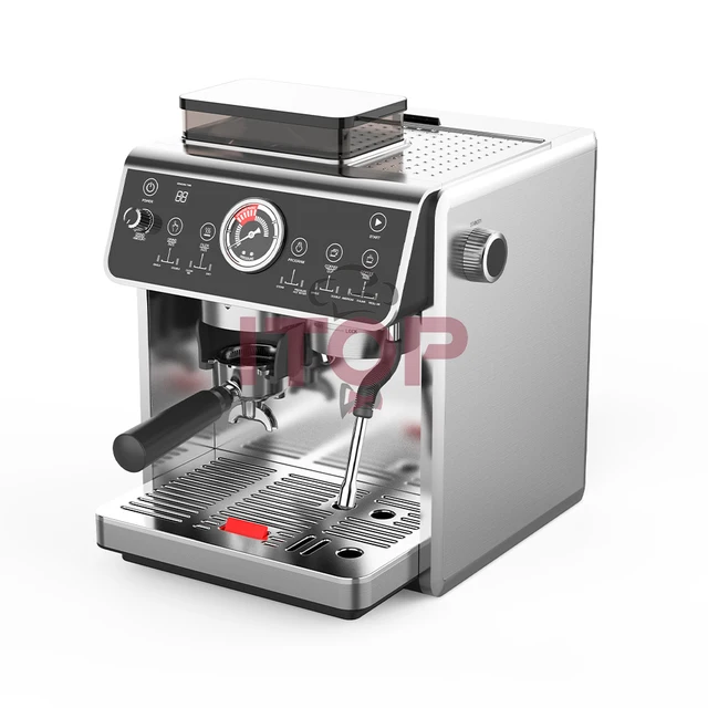 ITOP 3IN1 Automatic Coffee Machine, Grinder, Milk Forther Touch Screen