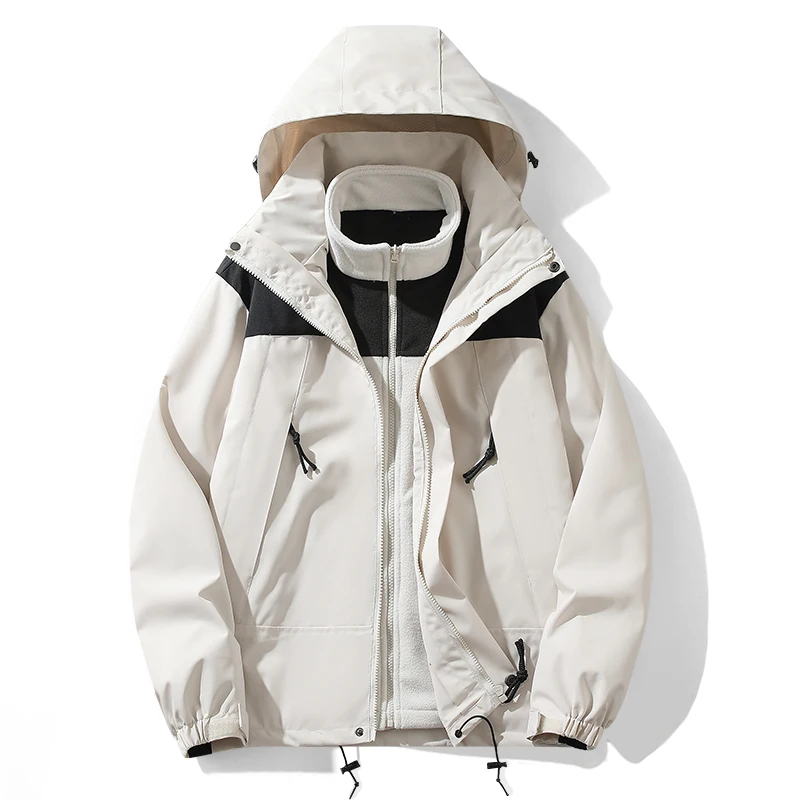 ARC Autumn and Winter Hardshell Jacket for Men and Women Simple Outdoor Sports Mountaineering Tourism Skiing Fashion Jacket