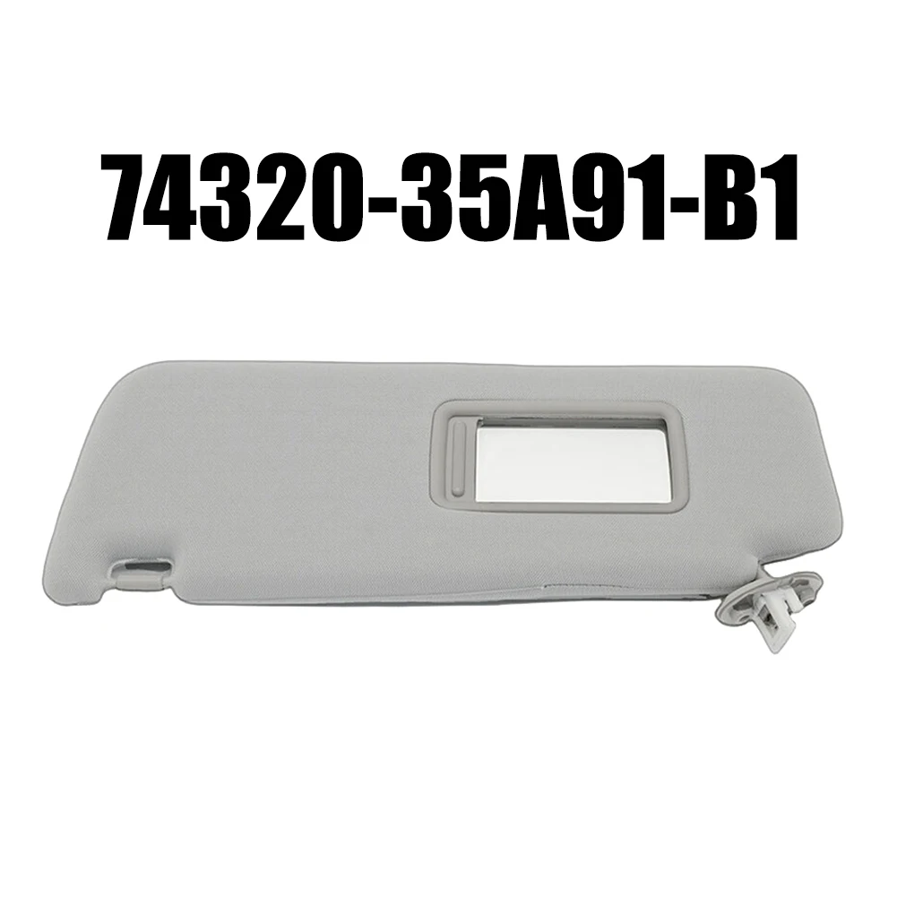 

Convenient Replacement Driver Side Sun Visor For Toyota For 4runner 2010 22 Easy Installation Light Gray Color