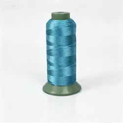 Heavy Duty High Strength Polyester Sewing Thread - 1500 Yards for Upholstery, Jeans, and Beading (Gunpowder Blue)